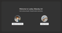 Desktop Screenshot of lesleyatlansky.com