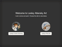 Tablet Screenshot of lesleyatlansky.com